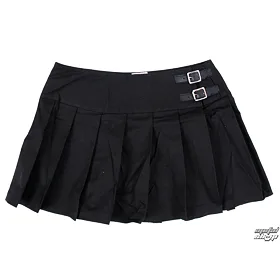 BLACK PISTOL Buckle Mini Denim Černá S